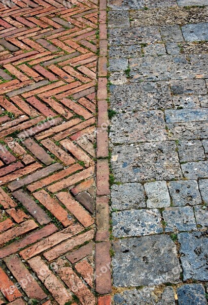 Siena Piazza Del Campo Floor Plaster Free Photos