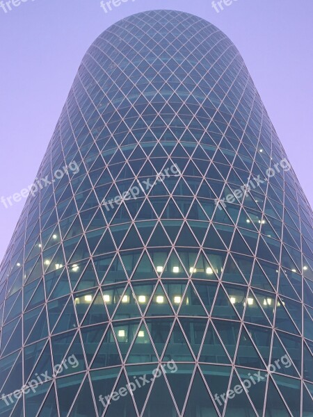 Westhafen Tower Frankfurt Hochaus Facade Glass