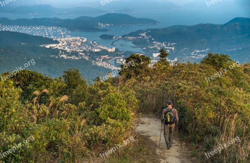 Hiking Hong Kong Trail Park Hongkong