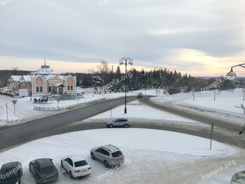 Old Town Tobol'sk Ancient Architecture Historical