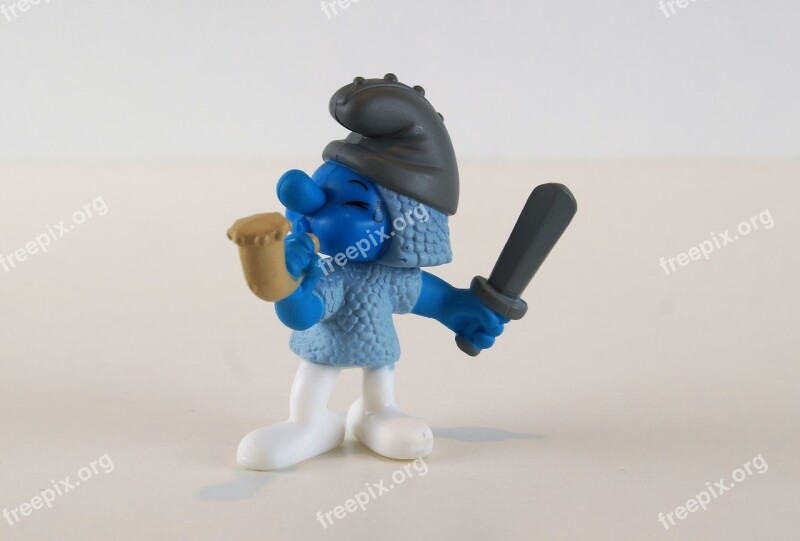 Smurf Smurfs Knight Smurf Figure Toys