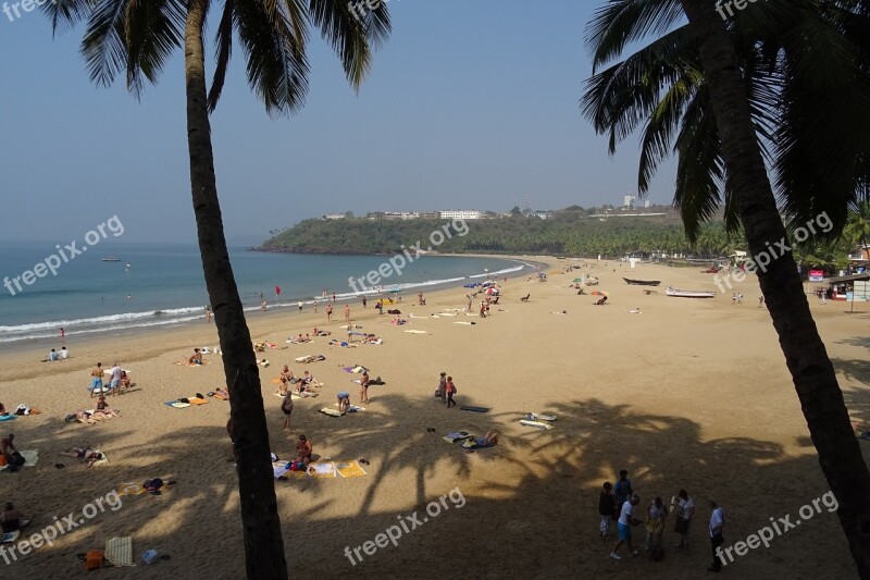 Beach Sea Arabian Sand Goa