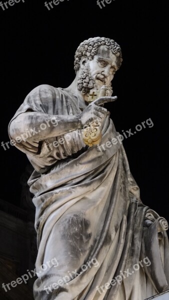 San Pietro Saint Peter Basilica Rome Vatican Saints