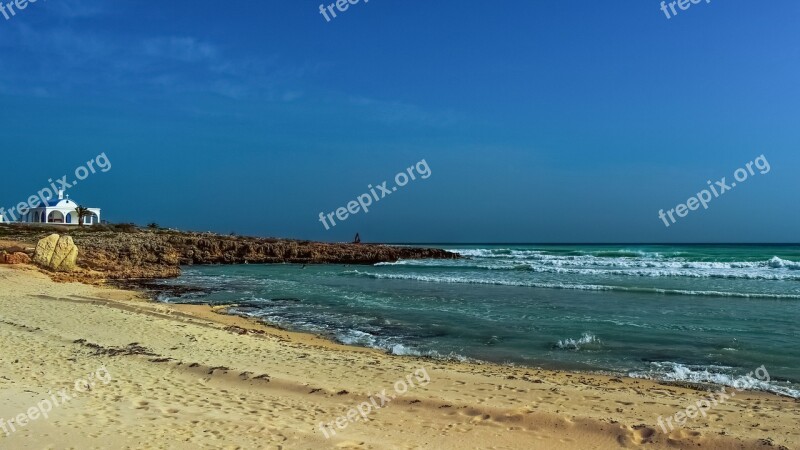 Chapel Beach Sea Waves Landscape