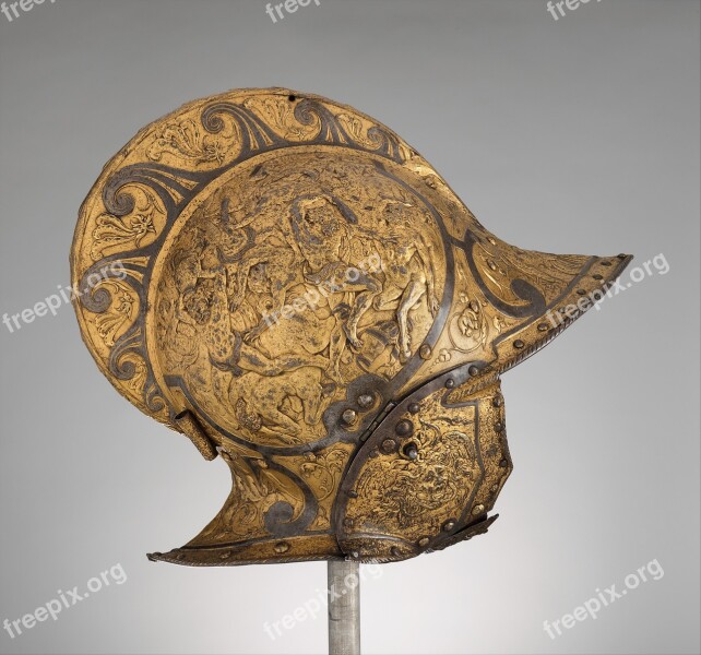 Burgonet Helmet Medieval Armour Chivalry