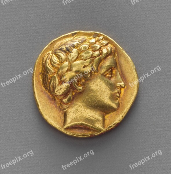 Gold Coin Greek Money Rich