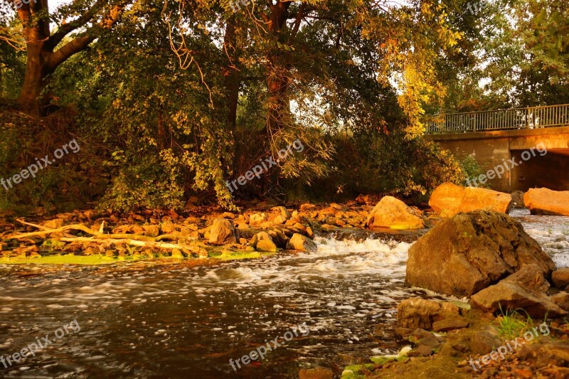 Golden October Creek Test Panel Free Photos