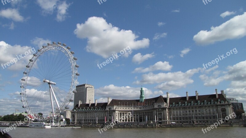 London London Eye Thames River Free Photos