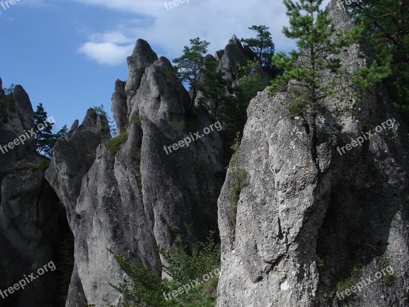 The Súľov Rocks Slovak Republic Landscape Free Photos