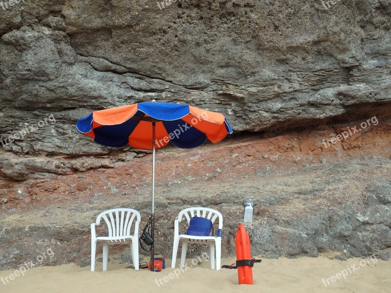 Beach Summer Lanzarote Canary Islands Sandy Beach