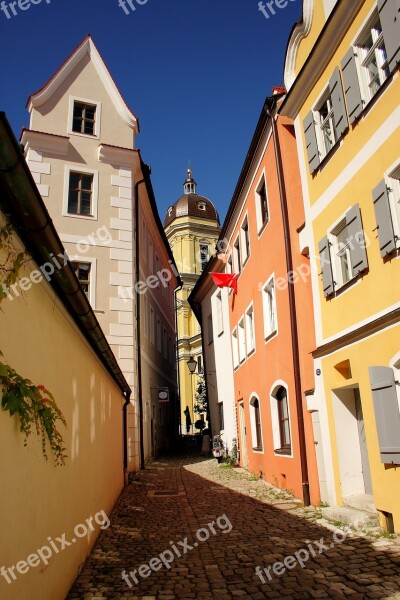 Historic Center Neuburg On The Danube Bavaria Building Architecture