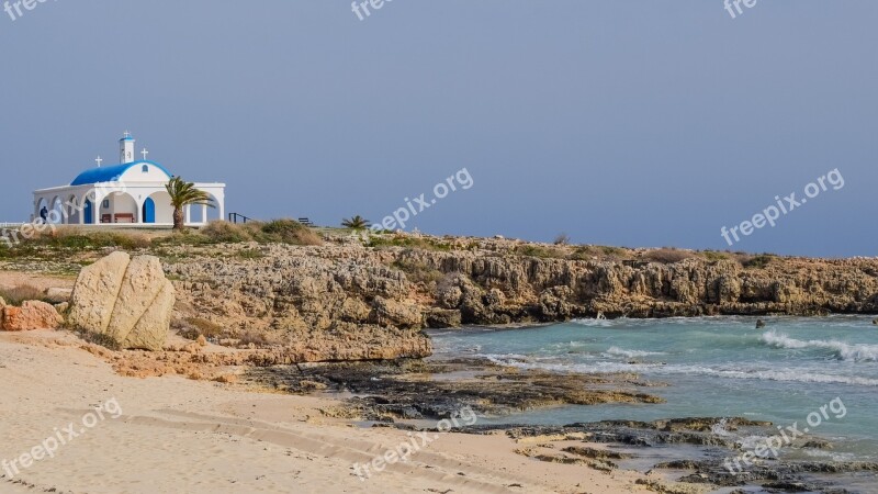 Church Beach Cove Sea Island