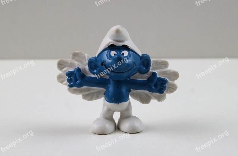 Smurf Smurfs Angel Smurf Figure Toys