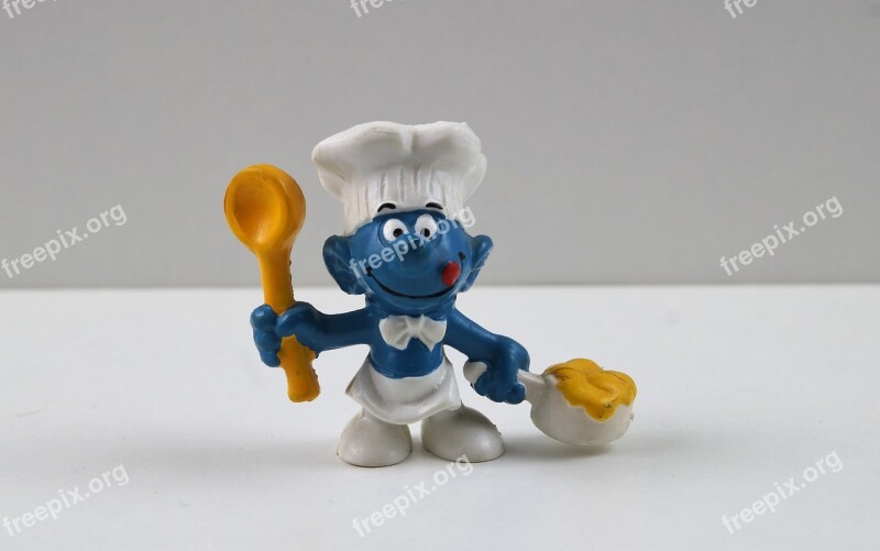 Smurf Smurfs Cook Smurf Figure Toys