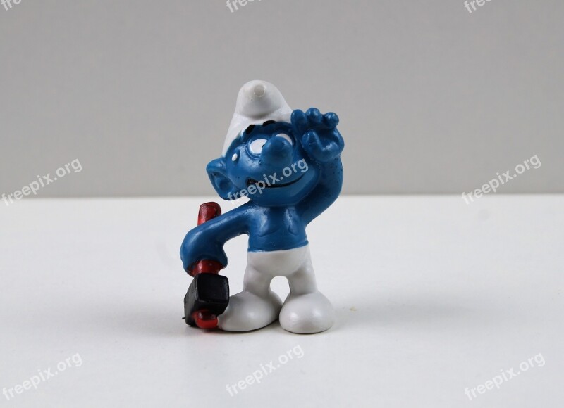 Smurf Smurfs Craftsman Smurf Figure Toys