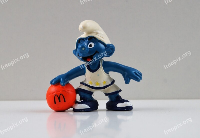 Smurf Smurfs Basketball Smurf Figure Toys