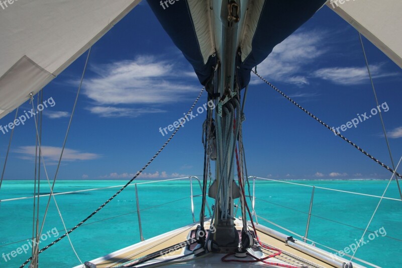 Sailboat Lagoon New Caledonia Free Photos