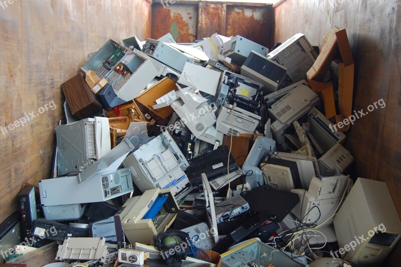 Computer Scrap Technology Garbage E Waste