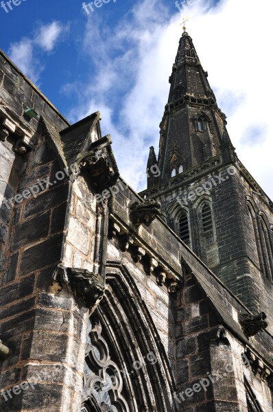 Scotland Glasgow The Cathedral Church Architecture