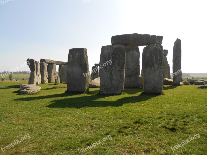 Stonehenge Stones Old Ruins Antiques