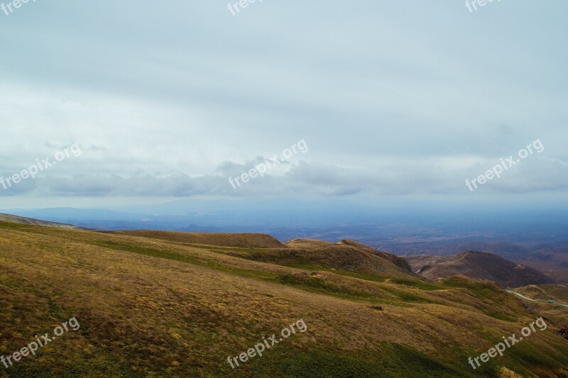 Jilin Province Changbai Mountain West Slope Plateau Clouds