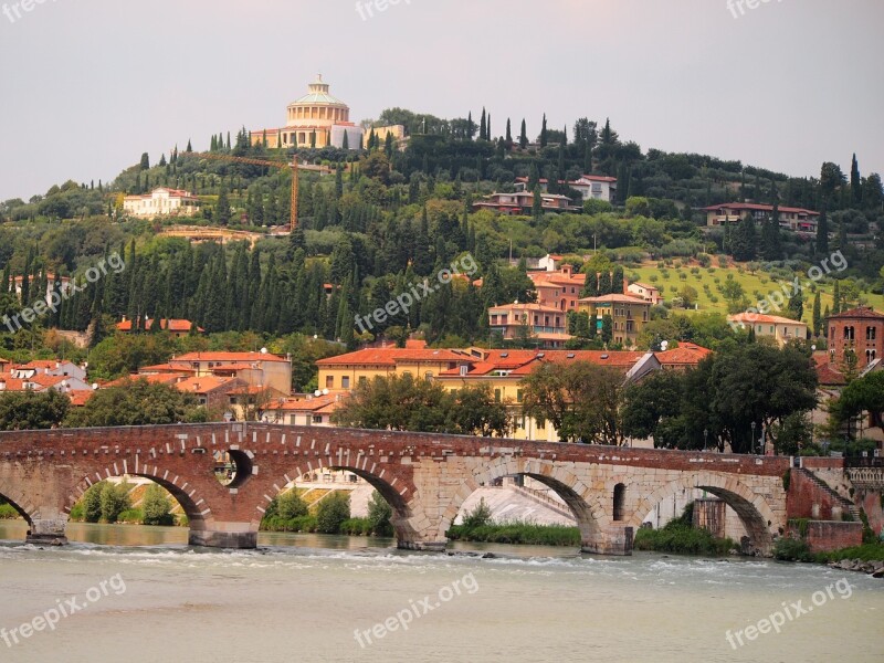 Italy Verona Landscape View Holidays