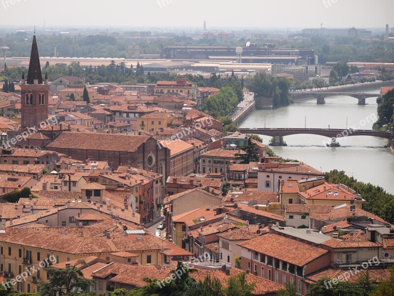 Italy Verona Landscape View Holidays