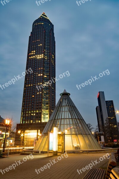 Frankfurt Hesse Germany Messeturm Fair