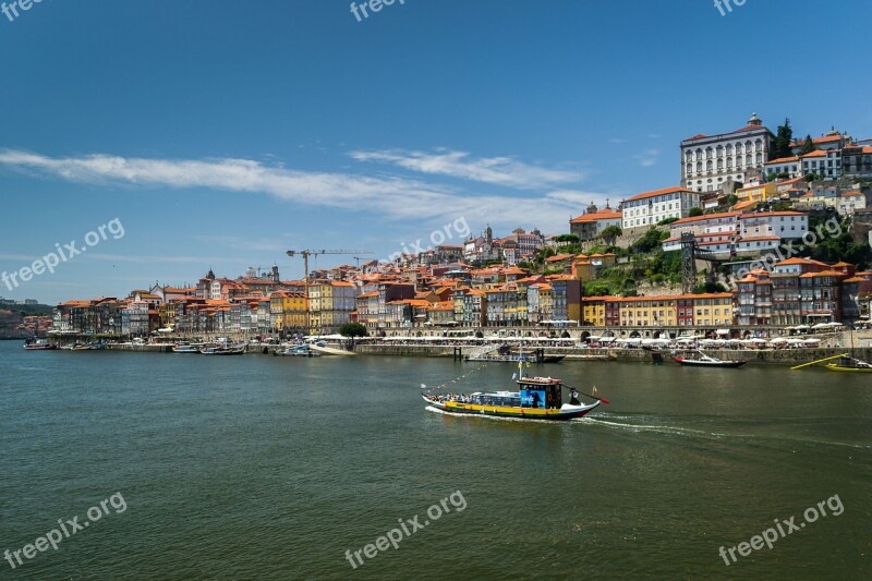 Porto Portugal Europe Historic City Boat