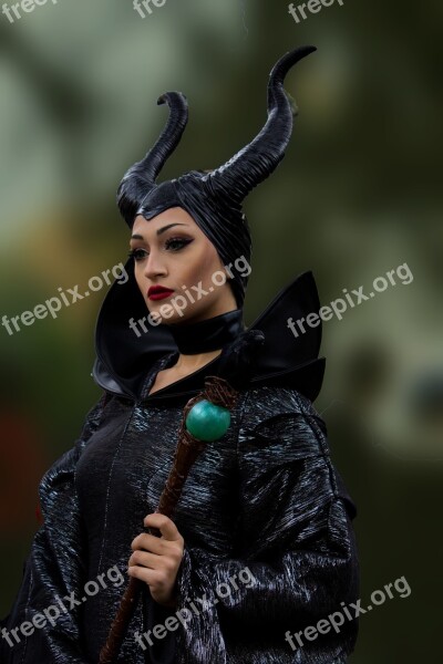 Maleficent Costume Film Black Person