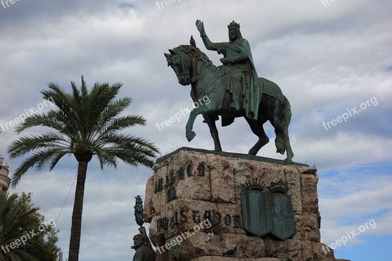 Placa Espana Palma Mallorca Jaime I Jaime The Conqueror