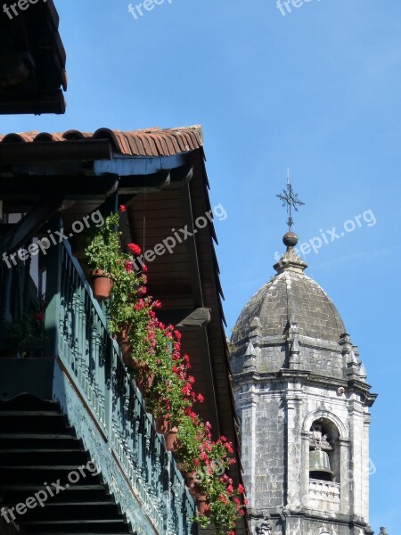 Lesaka Bell Tower Navarre Geranium Balcony