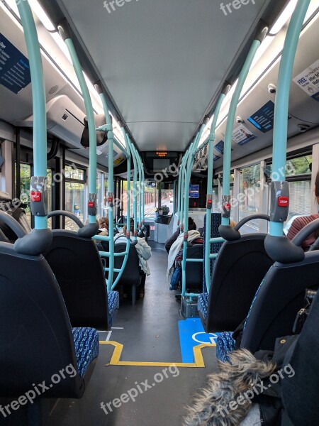 Bus Seats Interior Transit Free Photos