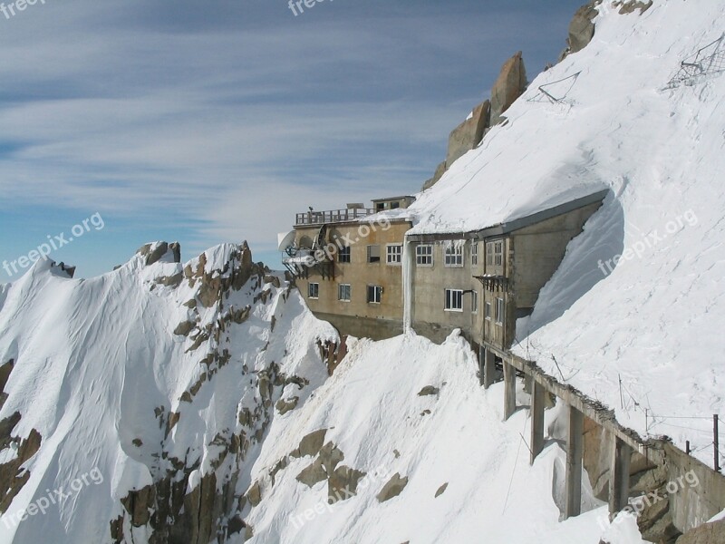 The Alps Mountains Landscape Snow Winter