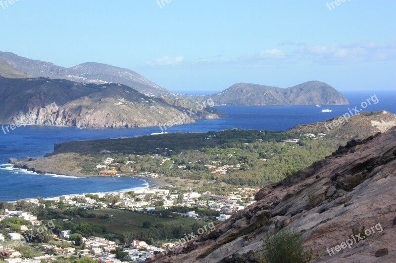 Vulcano Lipari Salina Eolienne Free Photos