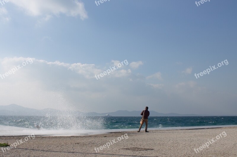 Running Waves Wave Storm Water