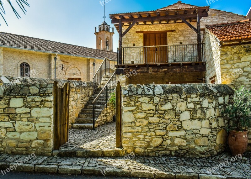 Old House Architecture Traditional Stone Mediterranean