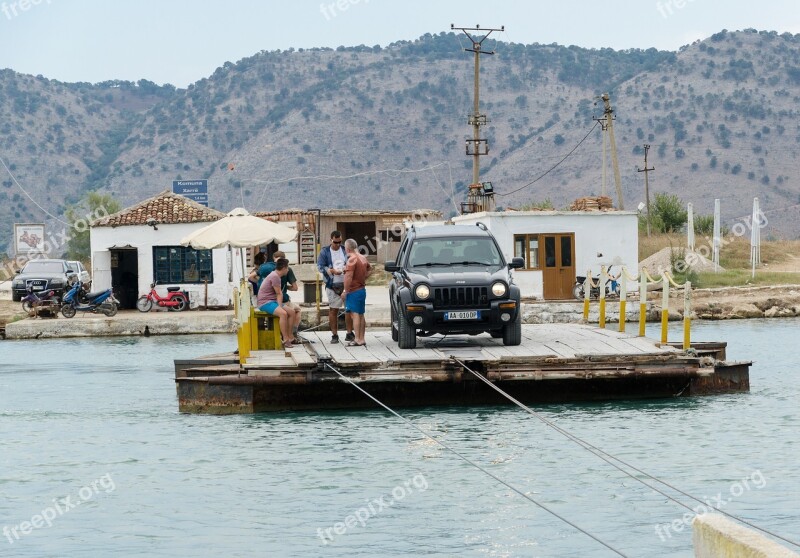 Raft Albania Butrint Transport Auto