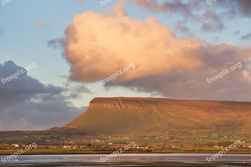 Sligo Benbulben Sky Cloud Mountain