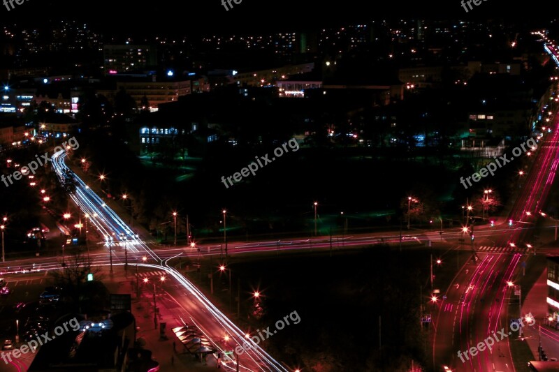 Long Exposure Long Exposure Night City