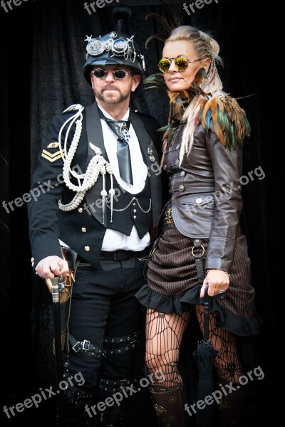 Steampunk Gothic Goth Goth Festival Whitby