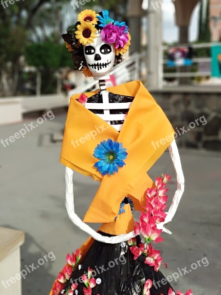 Catrina Festival Of Day Of The Dead Festival Traditional Mexican Tradition