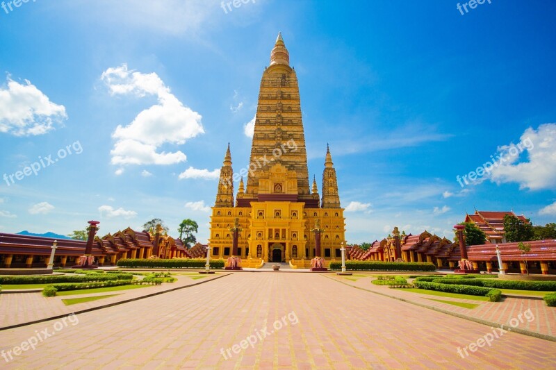 Wat Bang Thong Buddhist Temple Krabi Free Photos