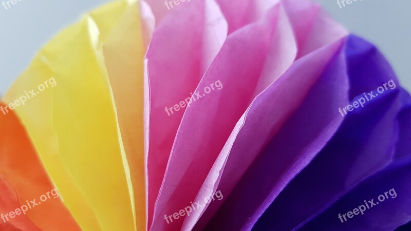 Color Rainbow Origami Colors Background