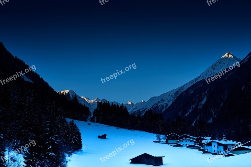 Stubaital Stubai Tyrol Austria Mountains