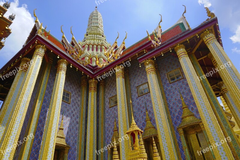 Wat Phra Kaew Grand Palace Buddhism Temple Thai