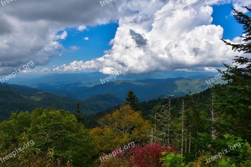 Landscape Mountains Nature Sky Clouds