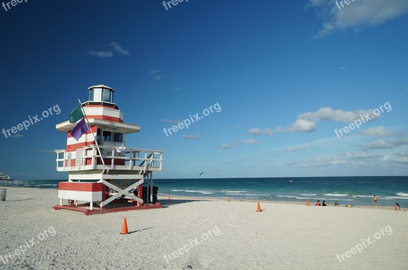 Miami Florida Miami Beach Beach Usa