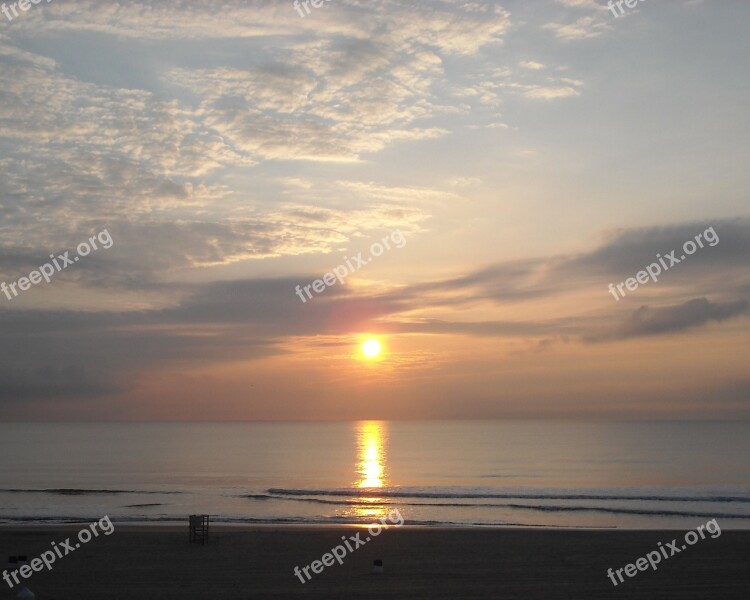 Ocean Sunrise Sea Ocean Sunrise Water