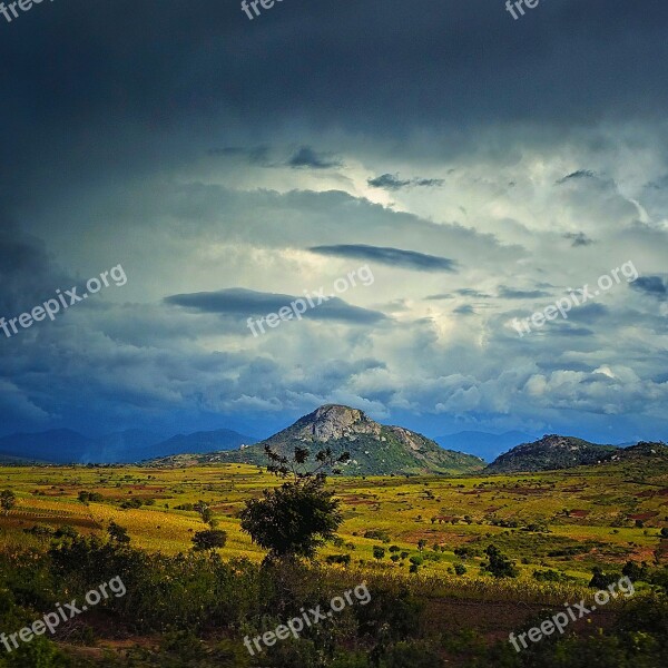 Mountain Tanzania Country Rural Farming